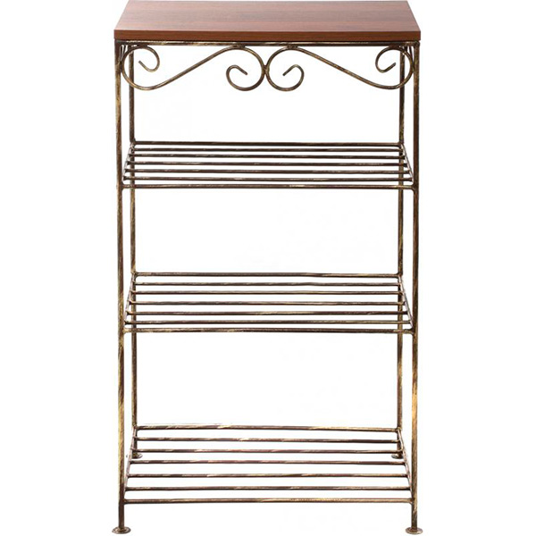 Підставка для взуття Метал Арт Дубай 28084/к 350x500x870 мм коричневийзолотий 