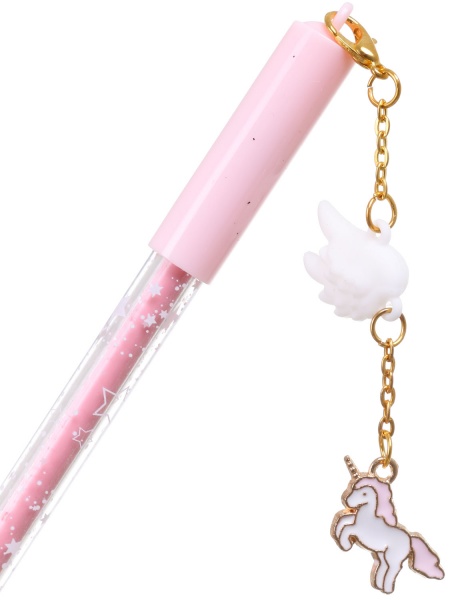 Ручка гелевая На крыльях розовый 