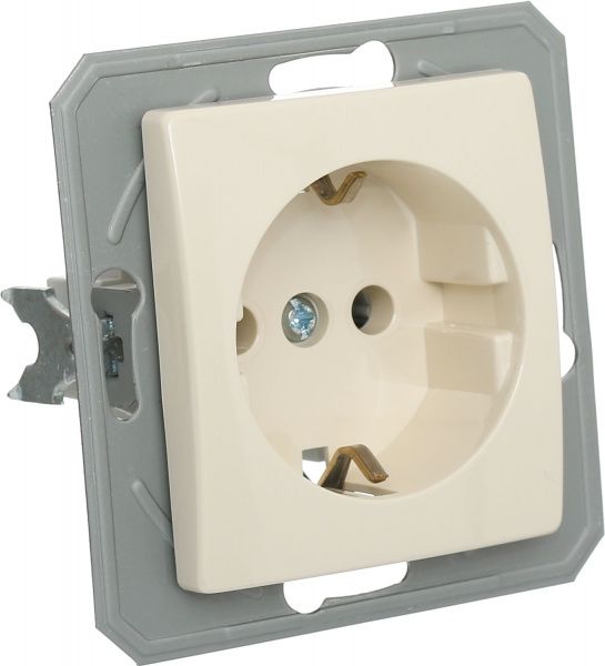 Розетка TEM Ekonomik 16 A 250 В слоновая кость VE10IWXO-U