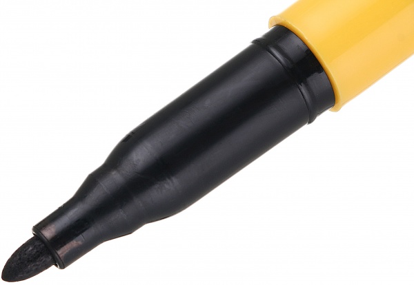 Мини-маркер перманентный черный острый стержень Compass 1 шт. XT-9600