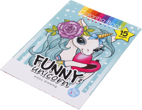 Розмальовка Art studio of happiness 21х27,9 см А4 в асортименті