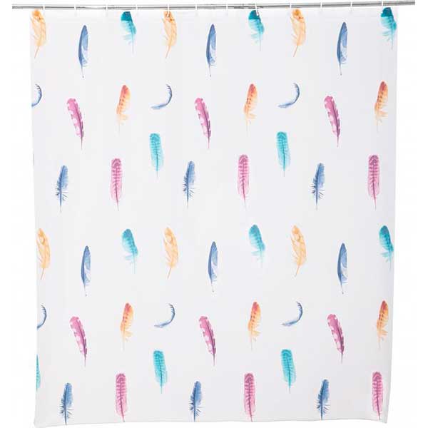 Штора для душа Bacchetta Plume multi 98 180x200