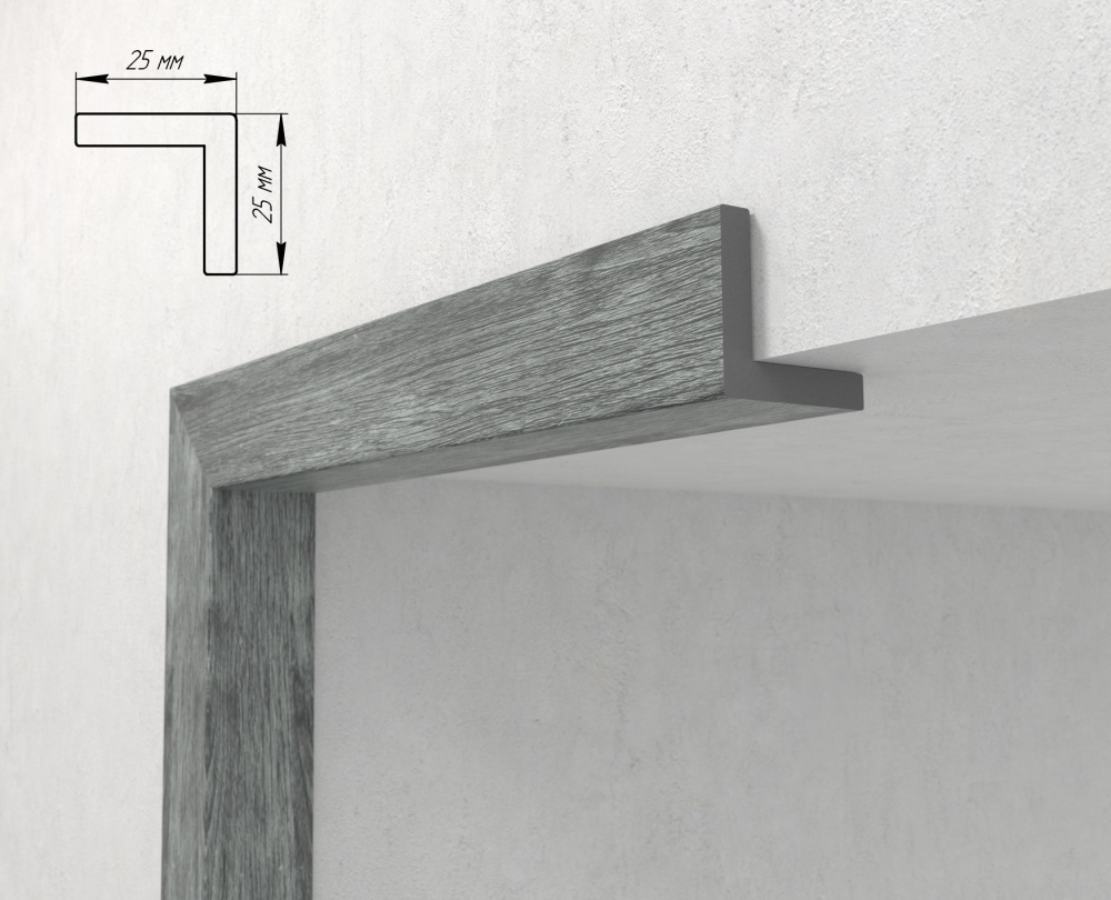 Кутовий елемент 134-267 2800x25x25мм