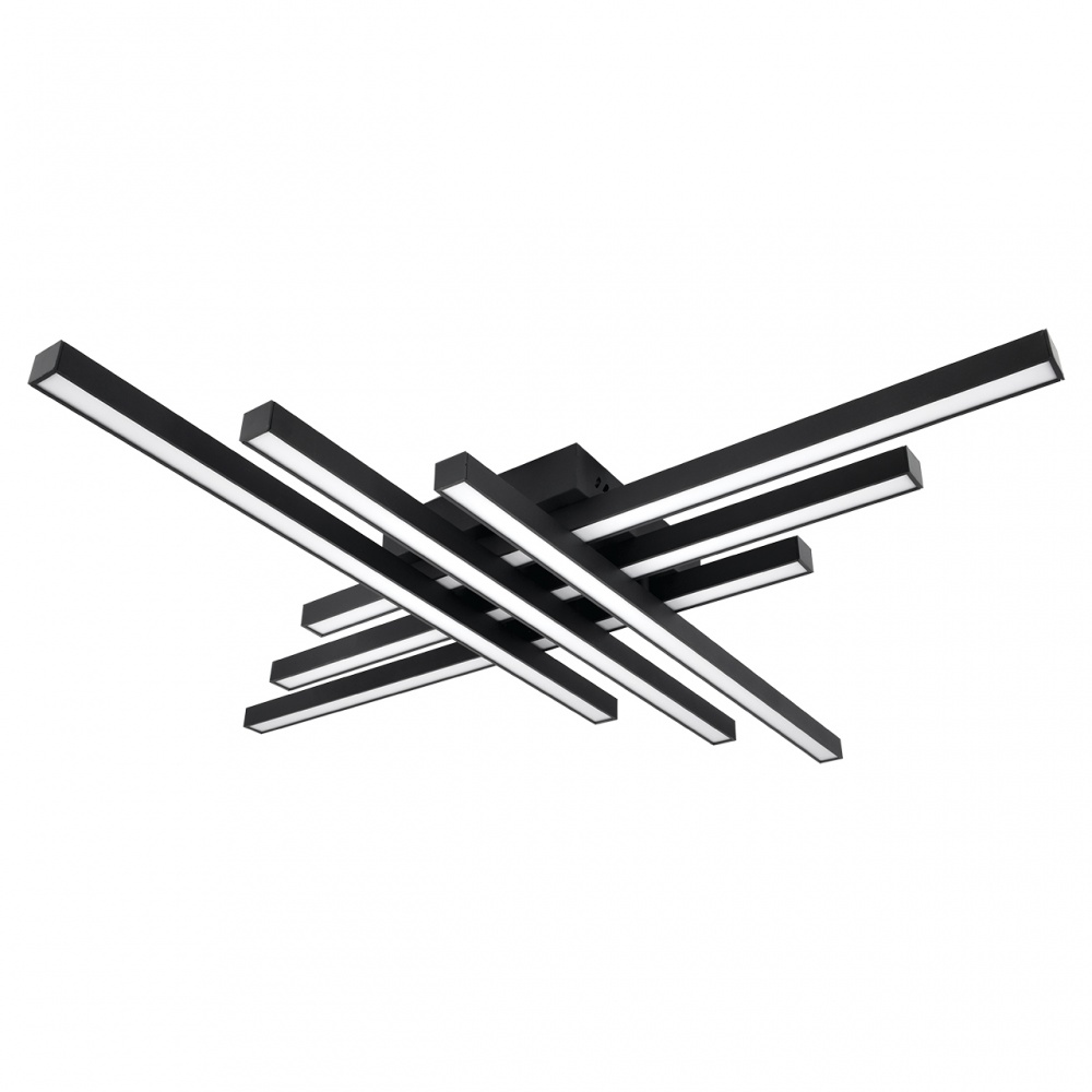 Люстра светодиодная Hopfen STERK-6 BK 115 Вт LED-модуль черный