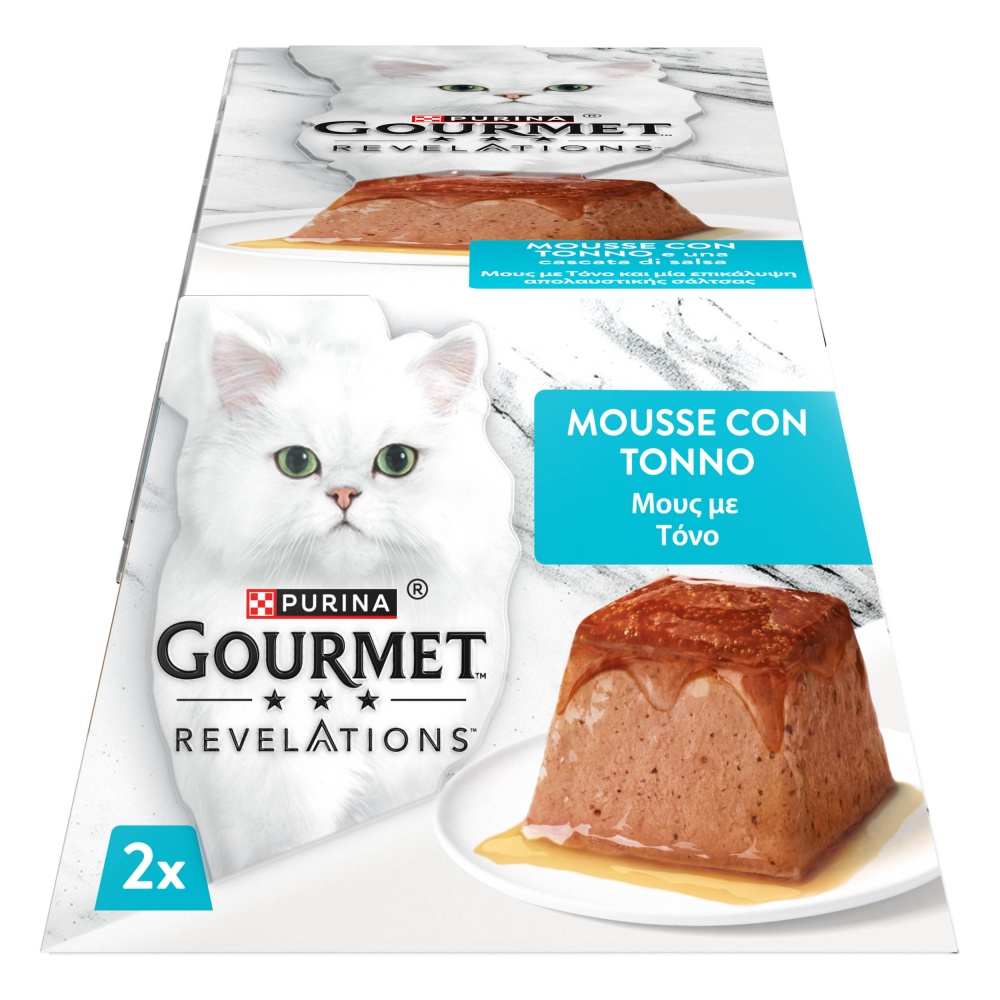 Корм влажный для котов Gourmet by Purina Revelations с тунцем 2 x 57 г