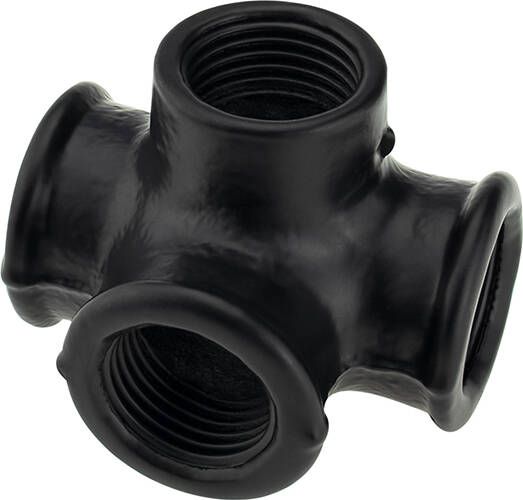 Крепеж DC (4 трубы) d-19 мм черный