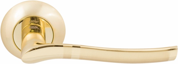 Ручка на розетке  RDA Rio полированная латунь