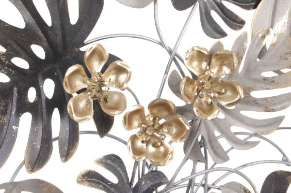 Декор настенный Bouquet 66x74 см серый с коричневым 