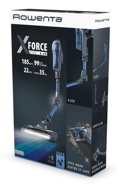 Пылесос аккумуляторный Rowenta X-FORCE 8.60 AQUA RH9690 