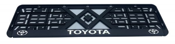 Рамка под номерной знак рельефная Toyota