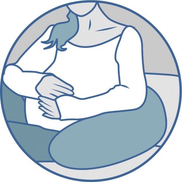 Подушка Олви для вагітних/для годування бежевий 09610 