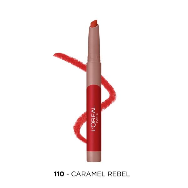 Помада-карандаш L'Oreal Paris Matte Lip Crayon 110 Caramel Rebel 1,3 г