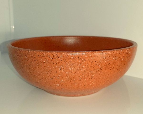 Салатник граніт 18 см морквяний V143