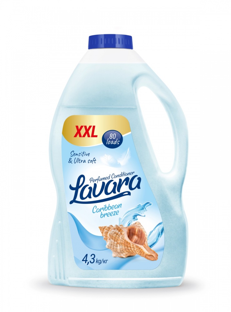 Кондиционер-ополаскиватель Lavara Caribbean breeze 4,3 л