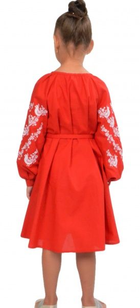 Сукня Едельвіка 140 червоний 166-19/00 
