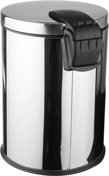 Відро для сміття EforMetal з педаллю 30 л срібний 408