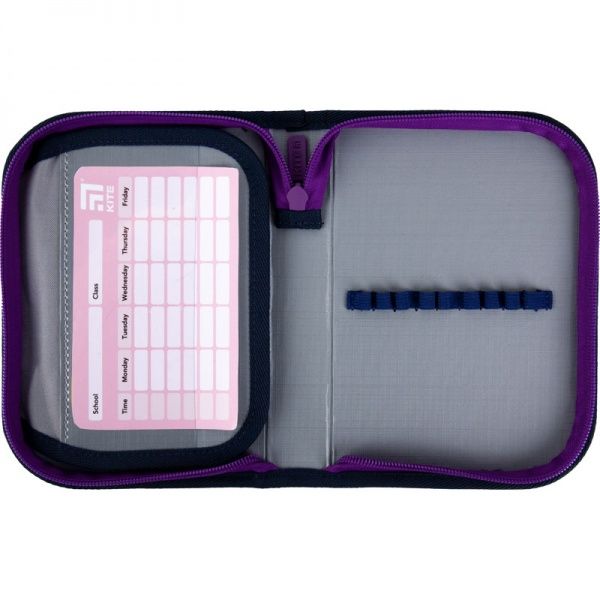 Пенал школьный без наполнения 621 HK 47272 KITE темно-фиолетовый