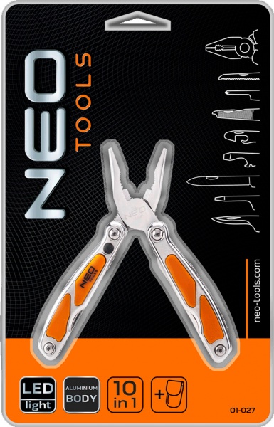 Мультитул NEO tools 10 елементів 01-027