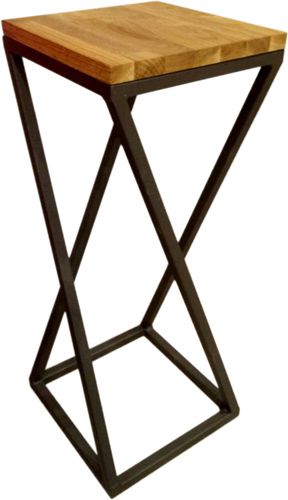 Подставка декоративная Бристоль черный/дуб 28106 250x250x600мм Метал Арт 