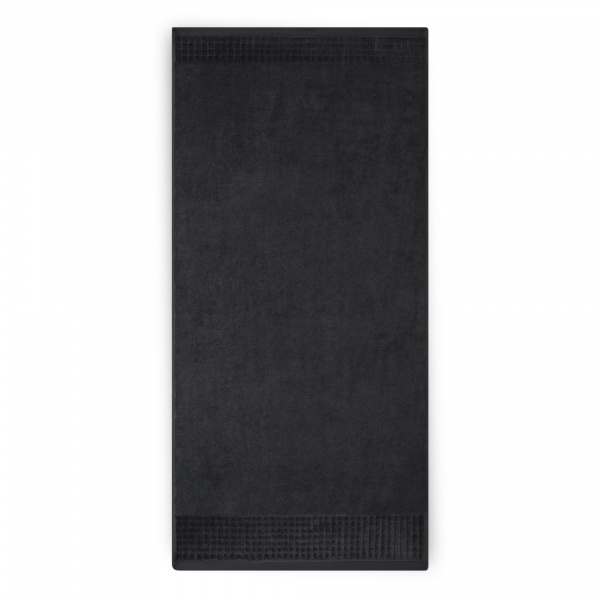 Рушник махровий Paulo 50x100 см чорний Zwoltex 