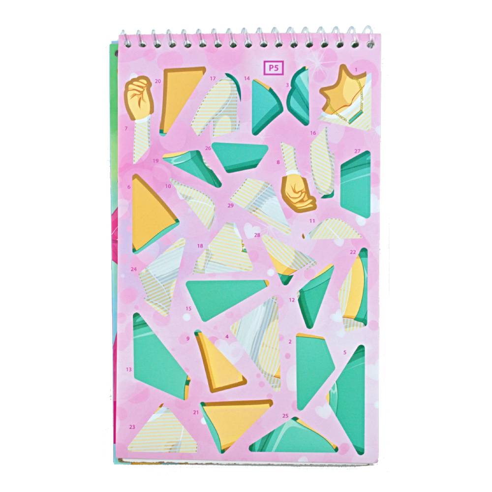 Стікербук за номерами Besties Summer 961037