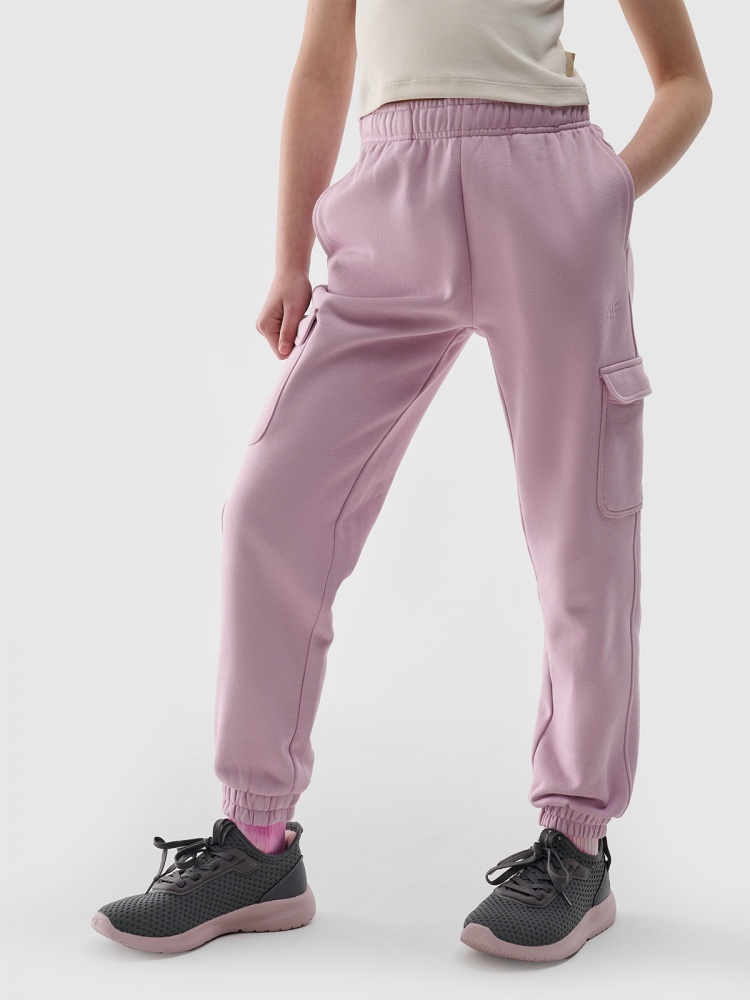 Штани 4F TROUSERS CAS F1135 4FJWSS25TTROF1135-52S р. 158 рожевий