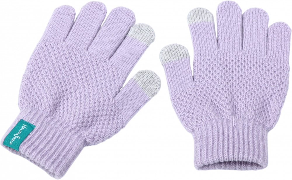Рукавицы HW для девочек р.12-14 /сиреневый