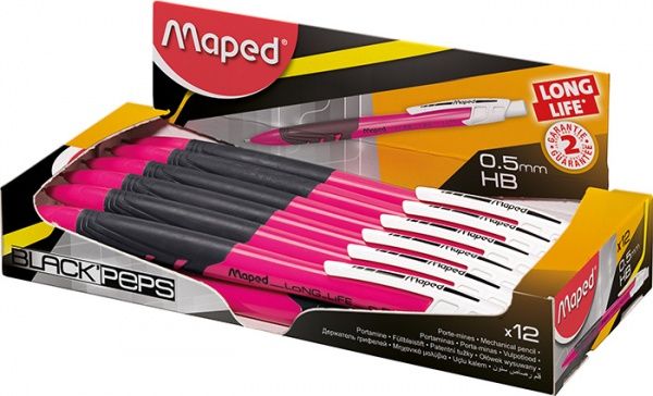 Олівець механічний Black Peps Long Life рожевий Maped
