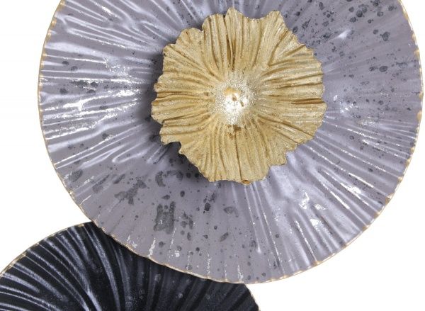 Декор настенный Минимал 25x61 см черный/золото 