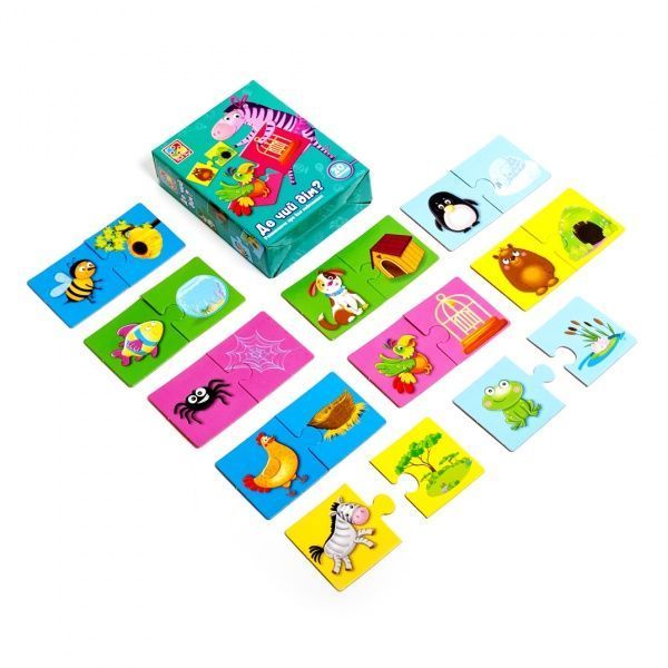 Развивающая игра Vladi Toys Где чей домик? VT1804-30