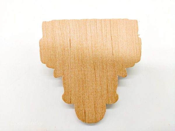 Декоративная панель деревянная капитель 2 шт. CB.05.60 60х63x14 мм 