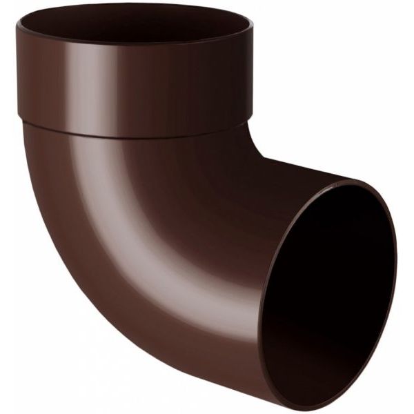 Отвод трубы RAINWAY Rainway одномуфтовый 67° коричневый 100 мм коричневый 