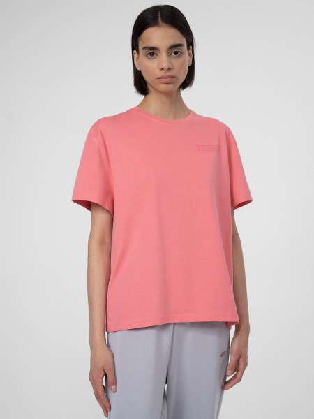 Футболка 4F 4FSS23TTSHF344-54S р.XL рожевий