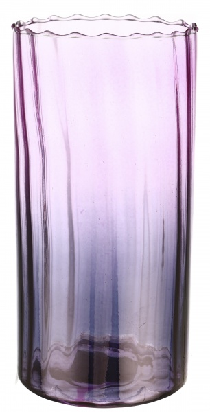 Ваза стеклянная HOFF Giardino 15x20 см 4333 20 см лиловый 