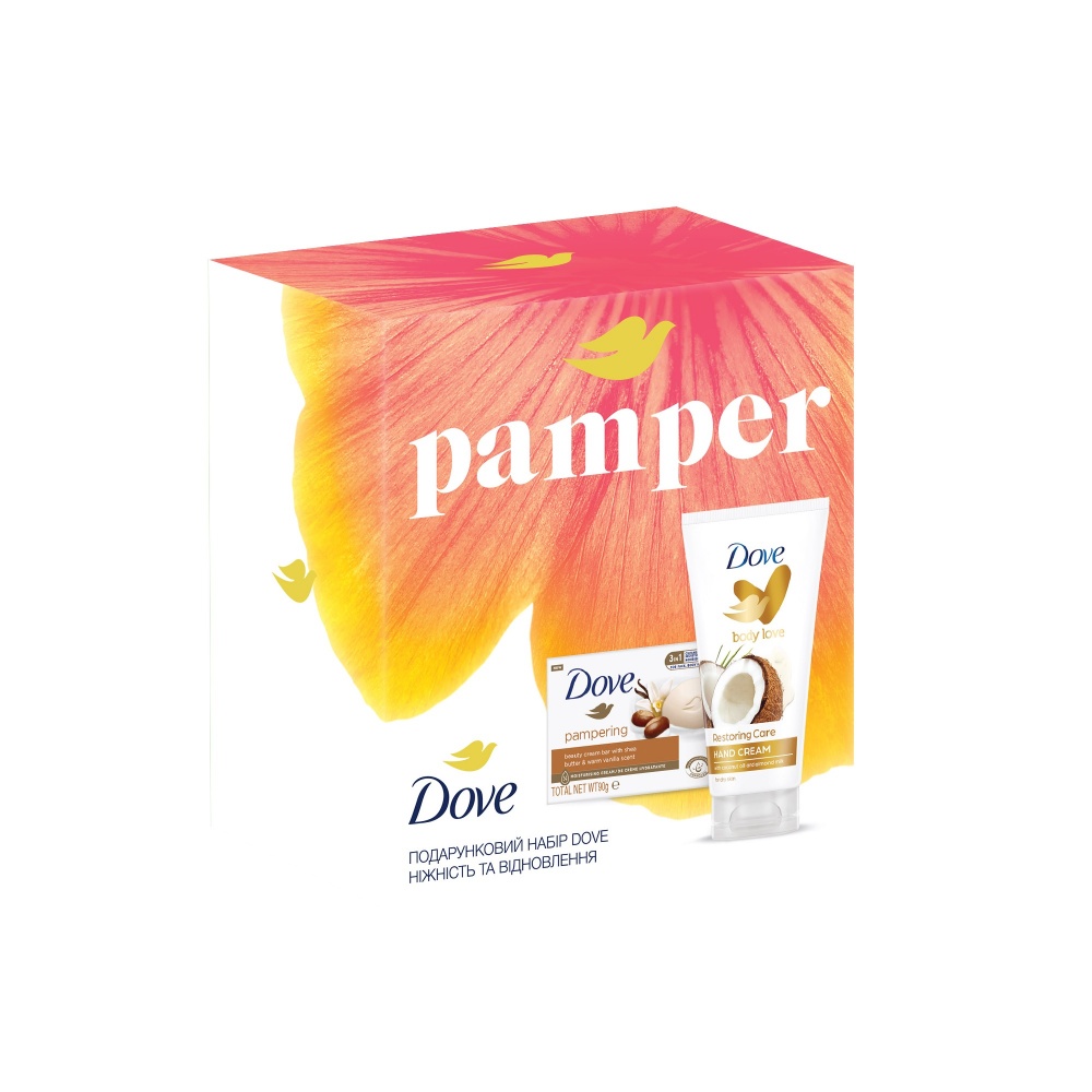 Набор подарочный Dove Нежность и Восстановление 75 мл+90г