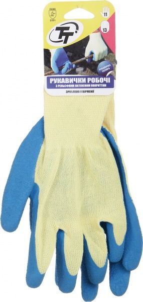 Перчатки ТавТекс с покрытием латекс р. 11 13 класс