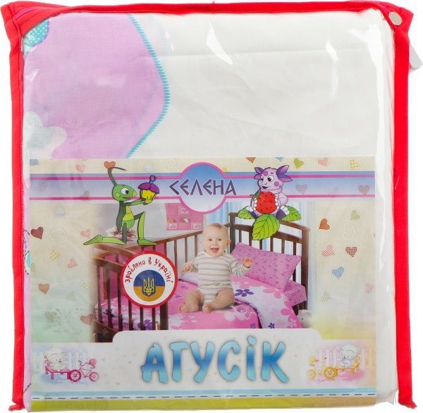 Комплект постельного белья СЕЛЕНА Сказочный замок розовый 