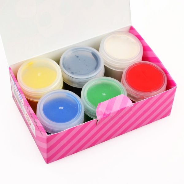 Фарби гуашеві LOL Juicy 6 кольорів 20 мл 230370 YES