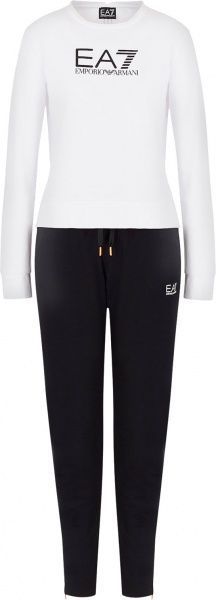 Спортивний костюм EA7 Tuta sportiva 3HTV80-TJ31Z-22BA р. XS чорно-білий