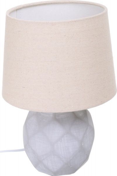 Настільна лампа Accento lighting 1x40 Вт E14 сірий/бежевий ALT-T-D4484G 