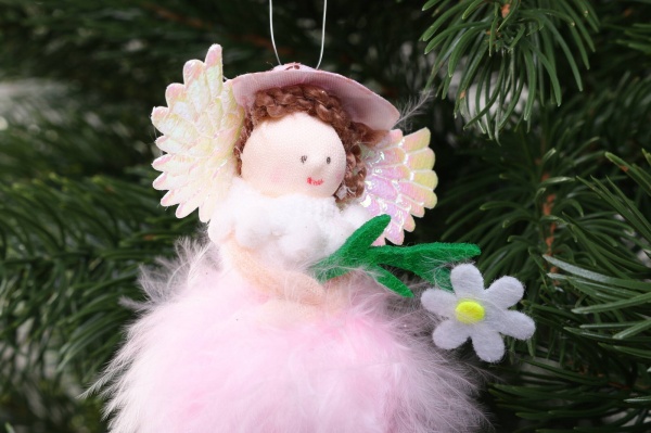 Декоративна підвіска Янгол 12 см HF20Y13-02