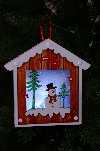 Декоративна підвіска Дім 18x18 см YB20804B