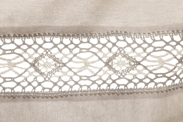 Скатертина Шале натюрель з кантом 136x136 см бежевий La Nuit 