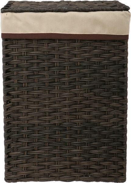 Корзинка плетеная с текстилем 39x30x56 см JC16-1AB-1 