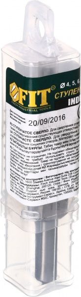 Сверло по металлу FIT HSS 4-12 мм 36394