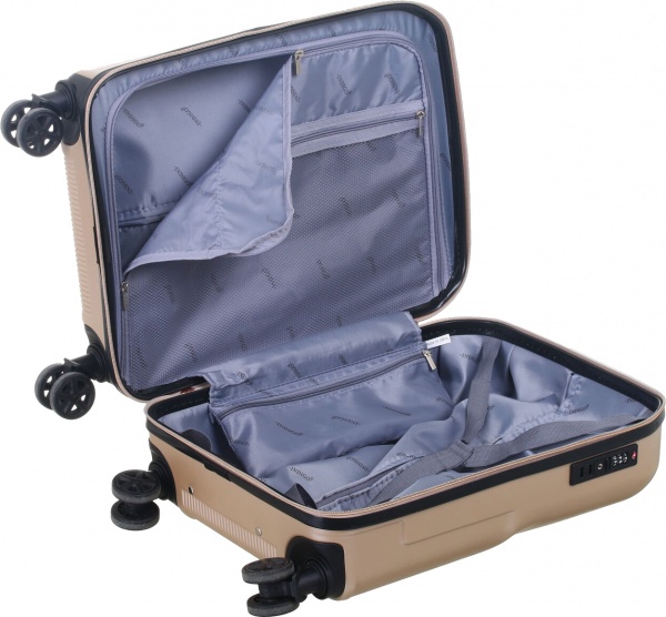 Валіза 39 л золотистий LS22100 48х37х22 ABS 