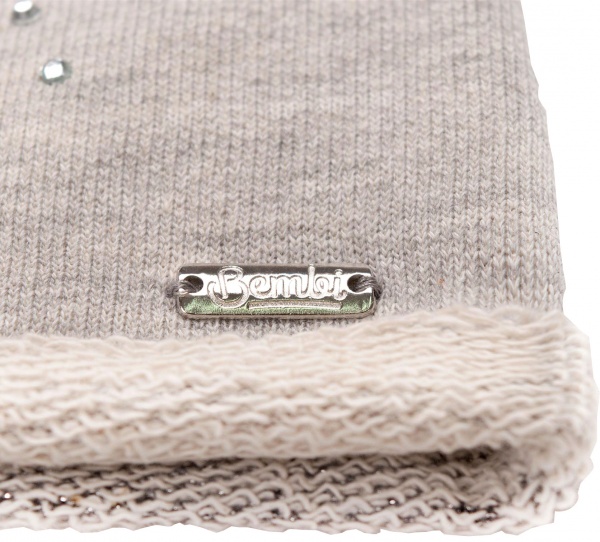 Шапочка Bembi ШП87 р.48 сірий 25087022222.XX0