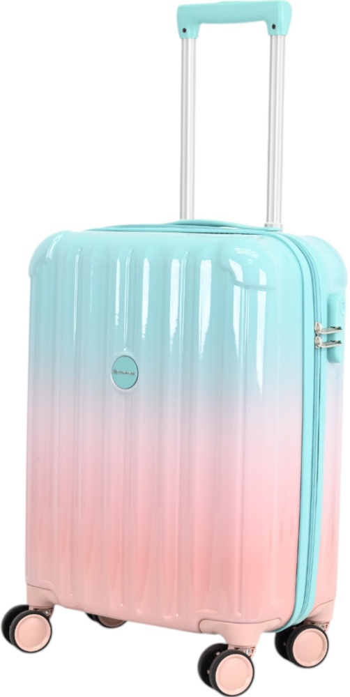 Чемодан Compass MS-2693 37 л розовый с голубым 35x22x55 см S