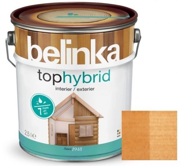 Лазур Belinka Tophybrid №15 дуб шовковистий глянець 2,5 л