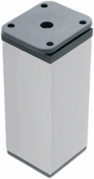 Меблева ніжка DC с регулировкой алюминиевая 40x40x60 мм 